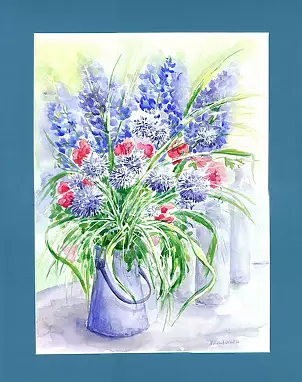 Maria Roszkowska - Bouquet of flowers