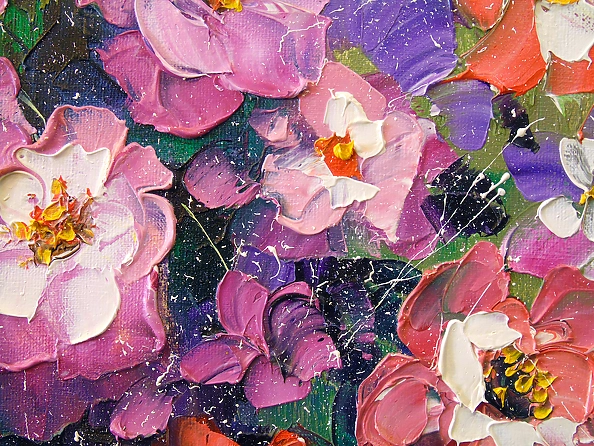 Olha Darchuk - A bouquet of flowers