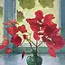 Tadeusz Gazda - Bouquet of leaves in the window