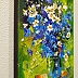 Olha Darchuk - Un bouquet de fleurs bleues des prés