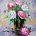 Olha Darchuk - Un bouquet de roses du matin