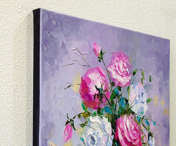 Olha Darchuk - A bouquet of morning roses