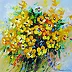 Olha Darchuk - Ein Strauß sommergelber Blumen
