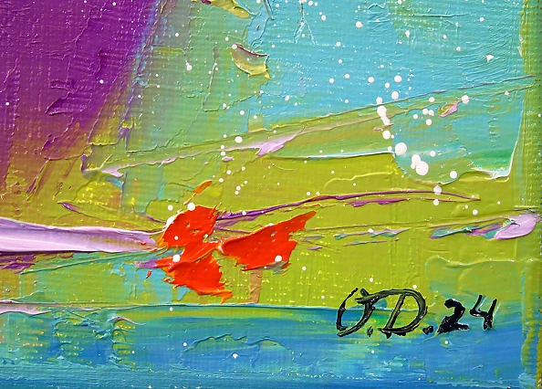 Olha Darchuk - A bouquet of sunny flowers in a vase,