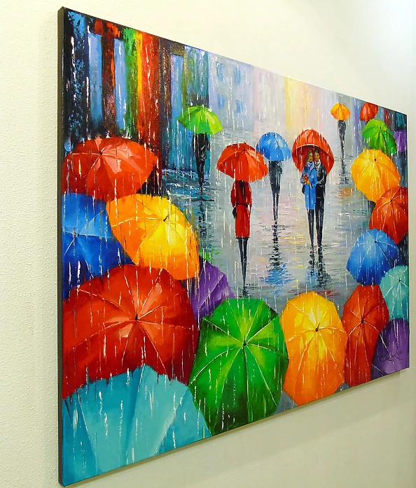 Olha Darchuk - A bright melody of rain in the city