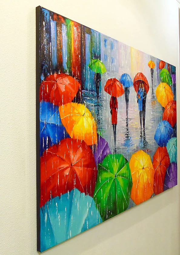 Olha Darchuk - A bright melody of rain in the city