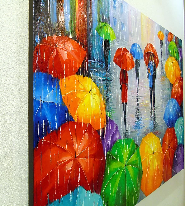 Olha Darchuk - A bright melody of rain in the city