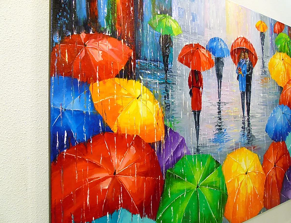 Olha Darchuk - A bright melody of rain in the city