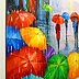 Olha Darchuk - Une mélodie lumineuse de pluie dans la ville
