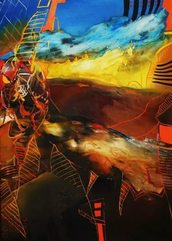 Lech Biernacki - Abstrakcja brązowa