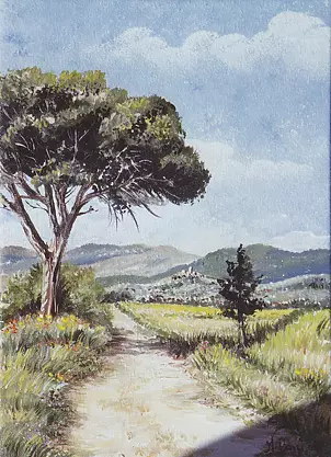   - Wieś pokryta kwiatami