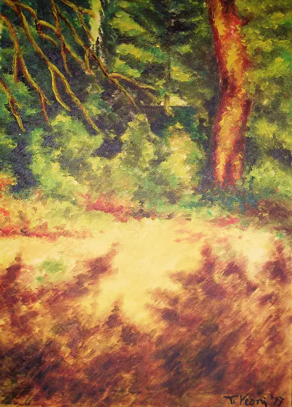 Titti Verni - detail of forest