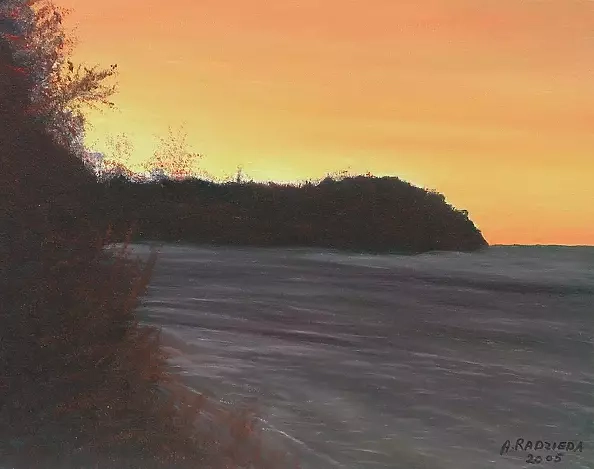 Antonina Radzięda - Świt na wybrzeżu