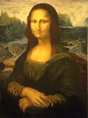   - A free copy of Leonardo da Vinci`s painting Mona Lisa