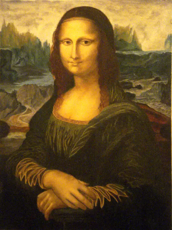 Yuliya Strizhkina - A free copy of Leonardo da Vinci`s painting Mona Lisa