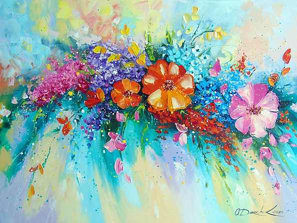 Olha Darchuk - A gentle melody of flowers