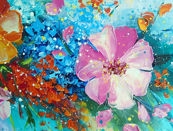 Olha Darchuk - A gentle melody of flowers