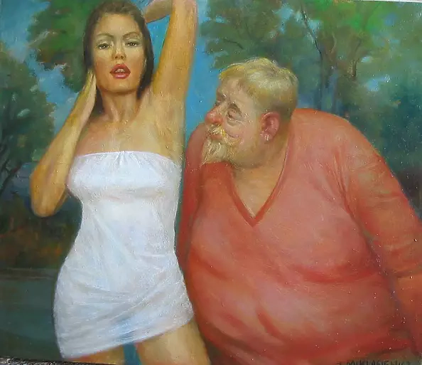 Jarosław Miklasiewicz - A girl and a satyr