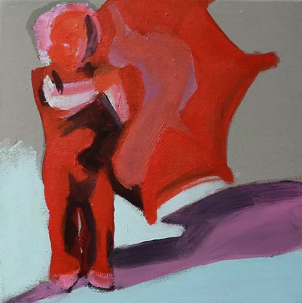 Joanna Róg Ociepka -  Dziewczynka z parasolką III