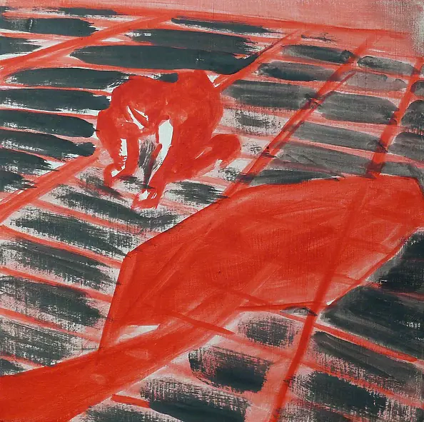 Joanna Róg Ociepka -  Dziewczynka z parasolką IV