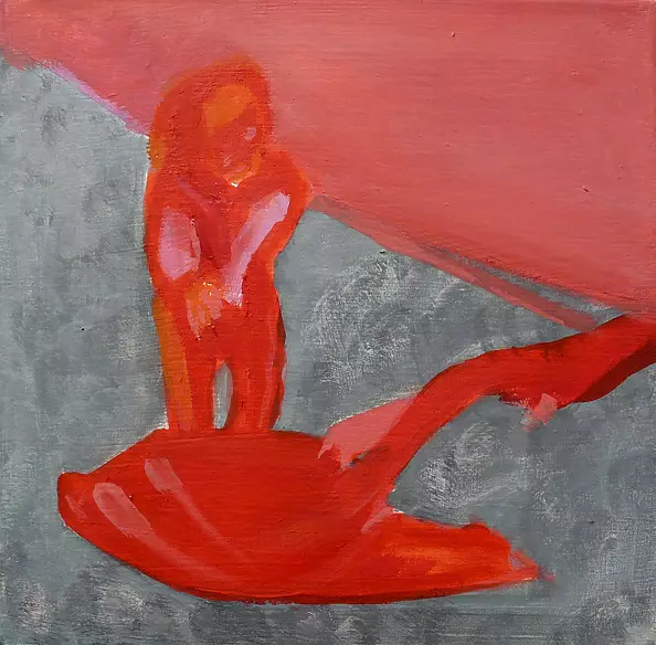 Joanna Róg Ociepka - Dziewczynka z parasolką V