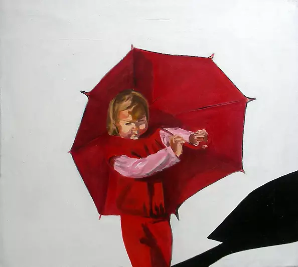 Joanna Róg Ociepka -  Dziewczynka z parasolką