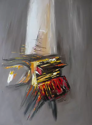 Dorota Łaz - Abstraction in grays II