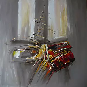 Dorota Łaz - Abstraction in grays and