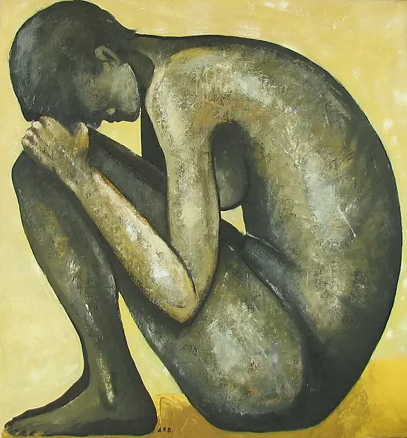 Alina Raczkiewicz Bęc - The figure gray