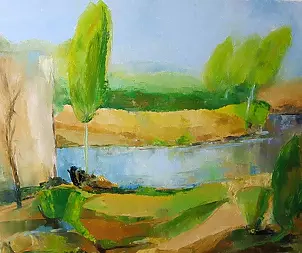 Anna Wąsikiewicz - Landscape Gołaszewo
