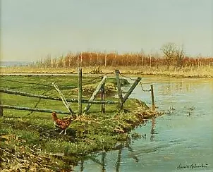   - Landscape with an old fence