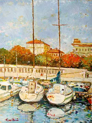 Francesco Giuntini - Small harbor in Ardenza