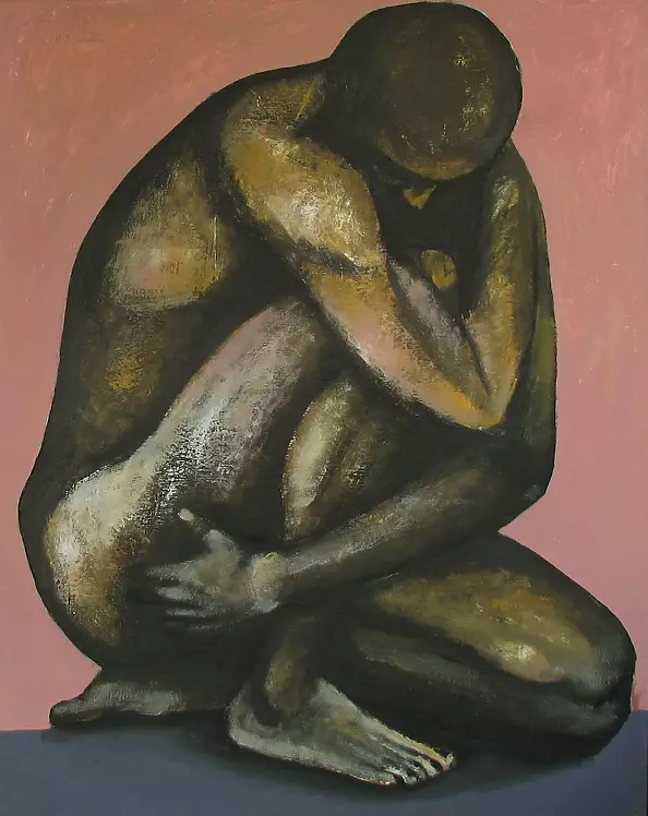 Alina Raczkiewicz Bęc - Male nude V-08