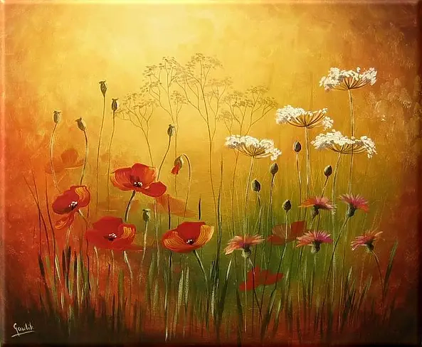 Ewa Gawlik - Łąka z makami