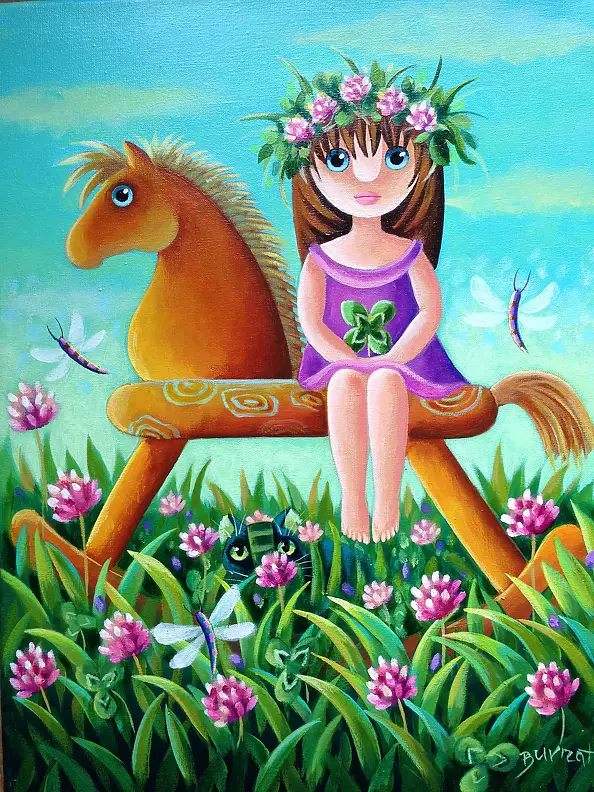 Wiesława Burnat - A meadow grow yourself lucky