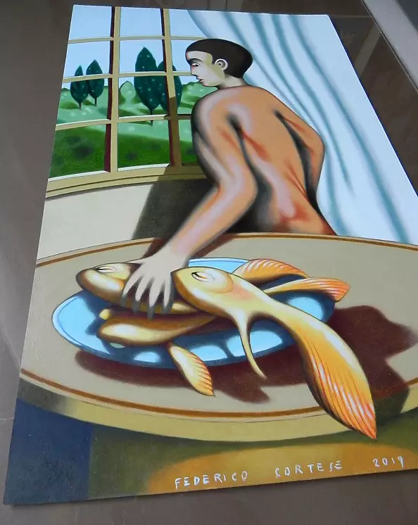federico cortese - A plate of fish
