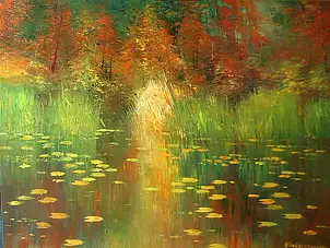   - The pond in the woods