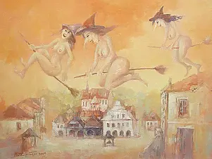 Krzysztof Łozowski - Rally witches in Kazimierz Dolny