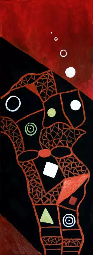 Justyna Kossela - Abstrakcja czerwono-czarna