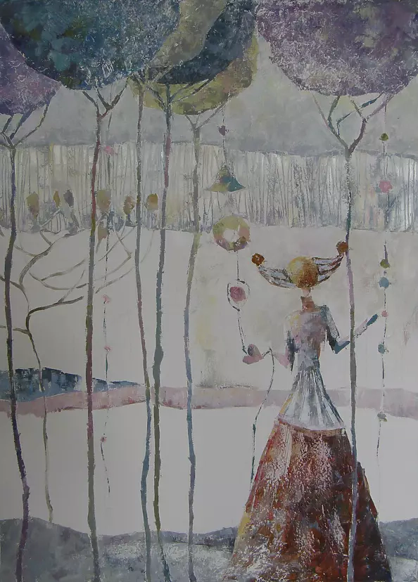 Ewa Tyburcy - Romantic winter landscape