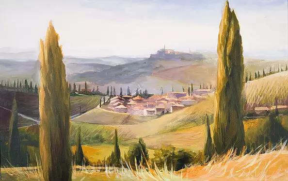 Renata Rychlik - The town between cypresses
