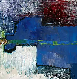 Tomasz Lach, Schnecke, Acrylgemälde - Leinwand, 70 x 50