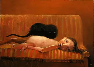 Krzysztof Iwin - Sofa (posthumous self-portrait)