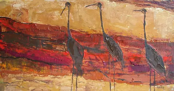 Anna Holewińska Żakowska - stone heron