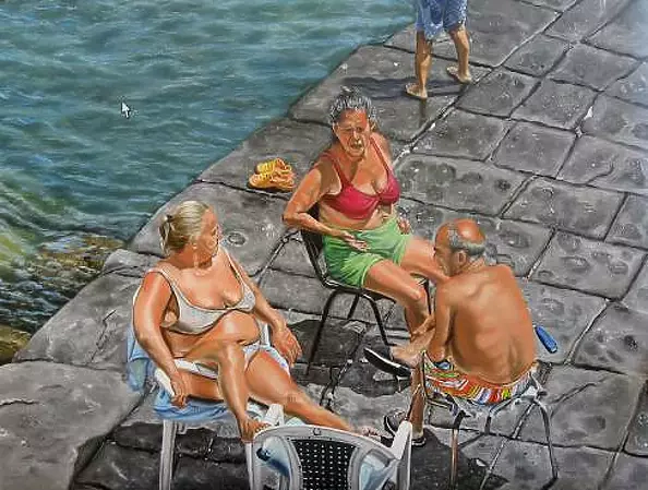 Rosa Borreale - A summer day in Naples