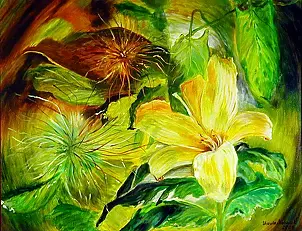 Urszula Nieborak - Thicket of lily