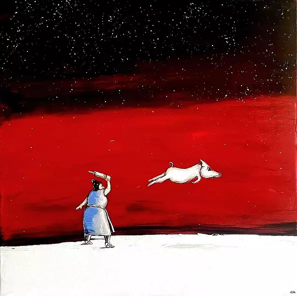 Andrzej Cybura - A trained pig