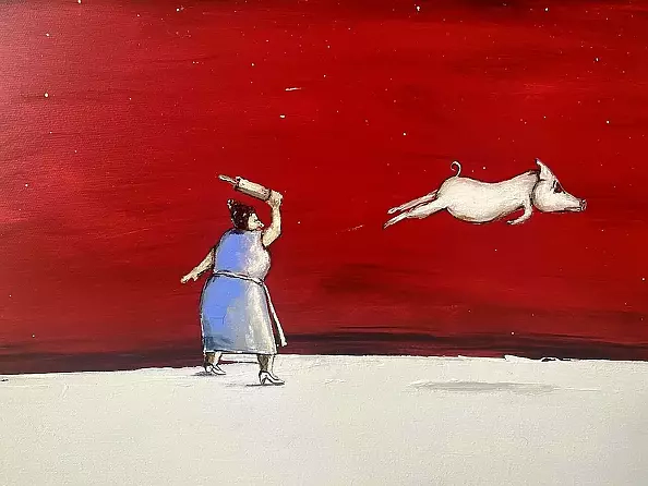 Andrzej Cybura - A trained pig