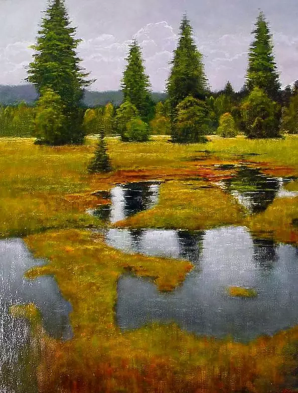 Tadeusz Gazda - Vertical summer landscape