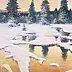Tadeusz Gazda - paysage d'hiver Vertical